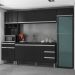 Cozinha Modulada 5 Peças 281 cm Andreia Preto REAJL