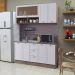 Cozinha Modulada 5 Pecas 200 cm DENV Balcao Pia Branco Rivera Dtall