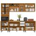 Cozinha Modulada 5 Pecas 260 cm Raven Freijo Off White PLN