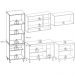 Cozinha Modulada 6 Peças 270 cm Cria Freijo Ripado Off White PLN