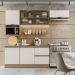 Cozinha Modulada 6 Pecas 258 cm Etti Carvalho Oak Off White PLN