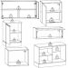 Cozinha Modulada 6 Pecas 258 cm Etti Grafite PLN