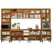 Cozinha Modulada 6 Pecas 320 cm Raven Freijo Off White PLN