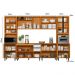 Cozinha Modulada 6 Pecas 320 cm Raven Freijo Off White PLN
