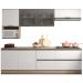 Cozinha Modulada 7 Pecas 258 cm Etti Carvalho Oak Off White PLN