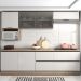 Cozinha Modulada 7 Pecas 258 cm Etti Carvalho Oak Off White PLN