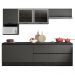 Cozinha Modulada 7 Pecas 258 cm Etti Grafite PLN