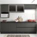 Cozinha Modulada 7 Pecas 258 cm Etti Grafite PLN