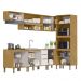 Cozinha Modulada 7 Pecas 297 cm MDP Vera Marrocos Off White MXM