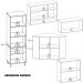 Cozinha Modulada 9 Pecas 270 cm Cria Freijo Ripado Off White PLN