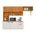 Cozinha Suspensa 6 Portas 180 cm Una Freijo Off White Ripado PLN