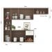 Cozinha Suspensa 7 Portas 180 cm Mali Carvalho Oak Off White PLN