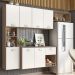 Cozinha Suspensa 7 Portas 180 cm Mali Carvalho Oak Off White PLN