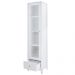 Cristaleira 1 Porta Vidro 1 Gaveta 180x43 cm E962 Branco Dtall