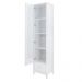 Cristaleira 1 Porta Vidro 1 Gaveta 180x43 cm E962 Branco Dtall