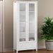 Cristaleira 2 Portas Vidro 1 Gaveta 180x80 cm E954 Branco Dtall