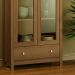 Cristaleira 2 Portas Vidro 1 Gaveta 180x80 cm E954 Diamond Dtall