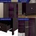 Cristaleira 2 Portas Vidro 1 Gaveta 180x80 cm E954 Preto Dtall