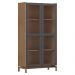 Cristaleira 2 Portas Vidro Canelado 190x100 cm 2158 Tauari Concret Milani Store