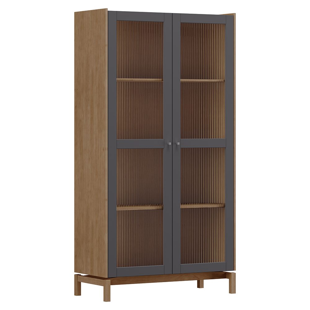 Cristaleira 2P Vidro Balcao Buffet 4P 1G Tauari Concret Milani Store