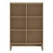 Cristaleira 2P Vidro Balcao Buffet 4P Oak Ferrolack Milani Store