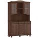 Cristaleira Madeira Maciça 5 Portas 129 cm 8925 Cafe Milani Store