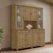Cristaleira Madeira Maciça 8 Portas 169 cm 8963 Freijo Milani Store