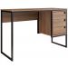 Escrivaninha Estilo Industrial 3 Gavetas Mel PP Milani Store