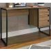 Escrivaninha Estilo Industrial 3 Gavetas Mel PP Milani Store
