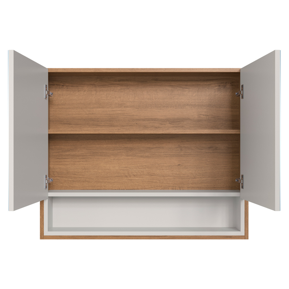 Espelheira 2 Portas e Nicho 80 cm ES8240 Mell Arenas FAEM