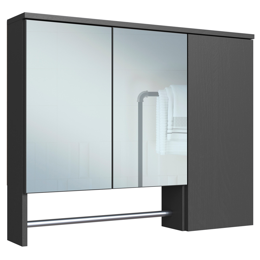 Espelheira Com 3 Portas e Toalheiro 80 cm ES9000 Mell Arenas FAEM