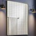Espelho Decorativo Skkar Retang 92x62 Moldura 25 cm Dourado Dhom