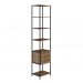 Estante 03 Gavetas Vermont Preto Fosco Milani Store