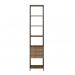 Estante 03 Gavetas Vermont Preto Fosco Milani Store