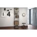 Estante 03 Gavetas Vermont Preto Fosco Milani Store