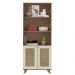 Estante 2 Portas 3 Nichos 172X70 4708 Cinamomo Off White ARLY