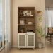 Estante 2 Portas 3 Nichos 172X70 4708 Cinamomo Off White ARLY