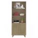 Estante 2 Portas 3 Nichos 172X70 4709 Carvalho ARLY