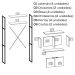 Estante Alta 4 Portas 202X72 cm LI018 Canela Branco KPB