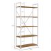 Estante Alta 5 Prateleiras 152 cm LI006 Canela Branco KPB