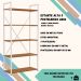 Estante Alta 5 Prateleiras 152 cm LI006 Canela Branco KPB