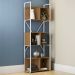 Estante Alta Com 3 Nichos 202X72 cm LI014 Canela Branco KPB