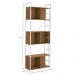 Estante Alta Com 3 Nichos 202X72 cm LI014 Canela Branco KPB