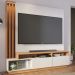 Estante Home Para TV 65 Polegadas Humaita Off White Matte Freijo CLB