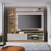 Estante Home Para TV 65 Polegadas Maceio Freijo Off White CLB