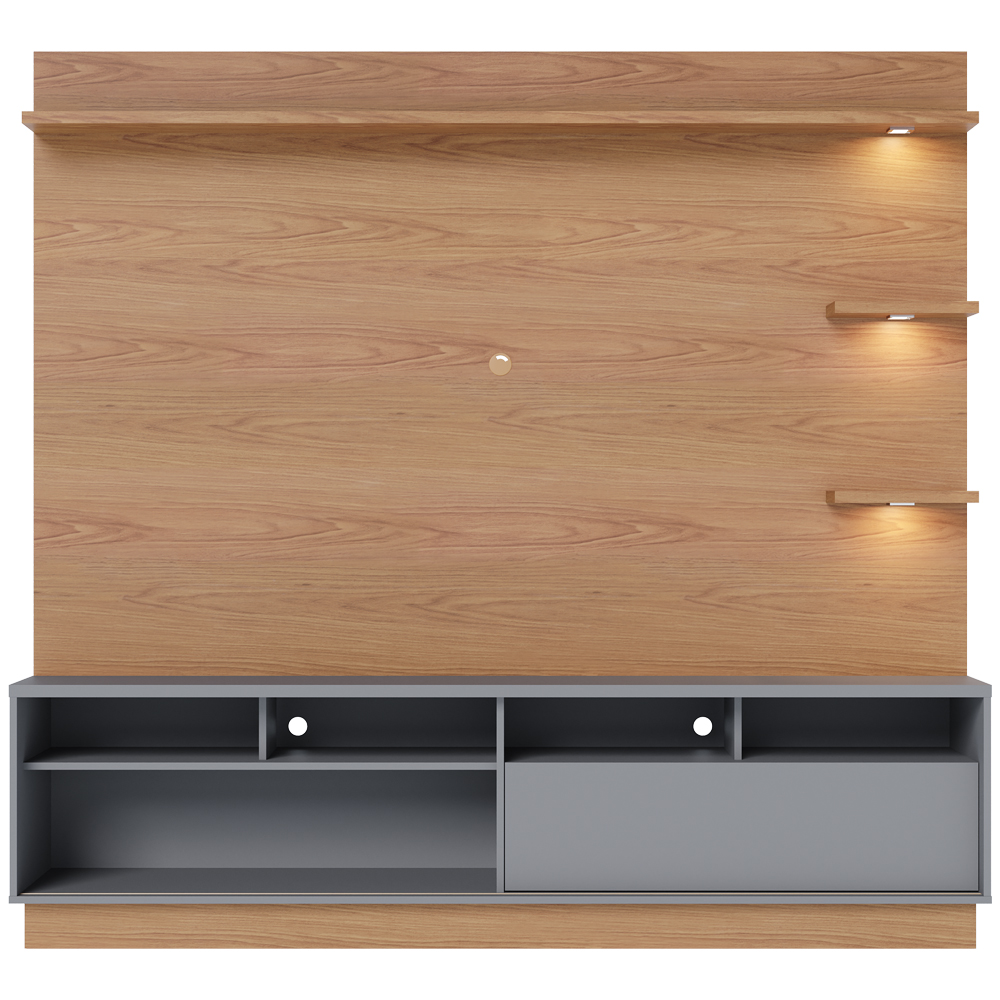 Estante Home Para TV 70 Polegadas Campeche Freijo Cinza CLB