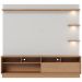 Estante Home Para TV 70 Polegadas Campeche Freijo Off White Matte CLB