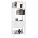 Estante Livreiro 1 Porta 166X63 cm Branco ARLY