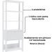 Estante Livreiro 1 Porta 166X63 cm Branco ARLY