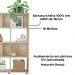 Estante Livreiro 10 Nichos 109X91 cm Naturale ARLY